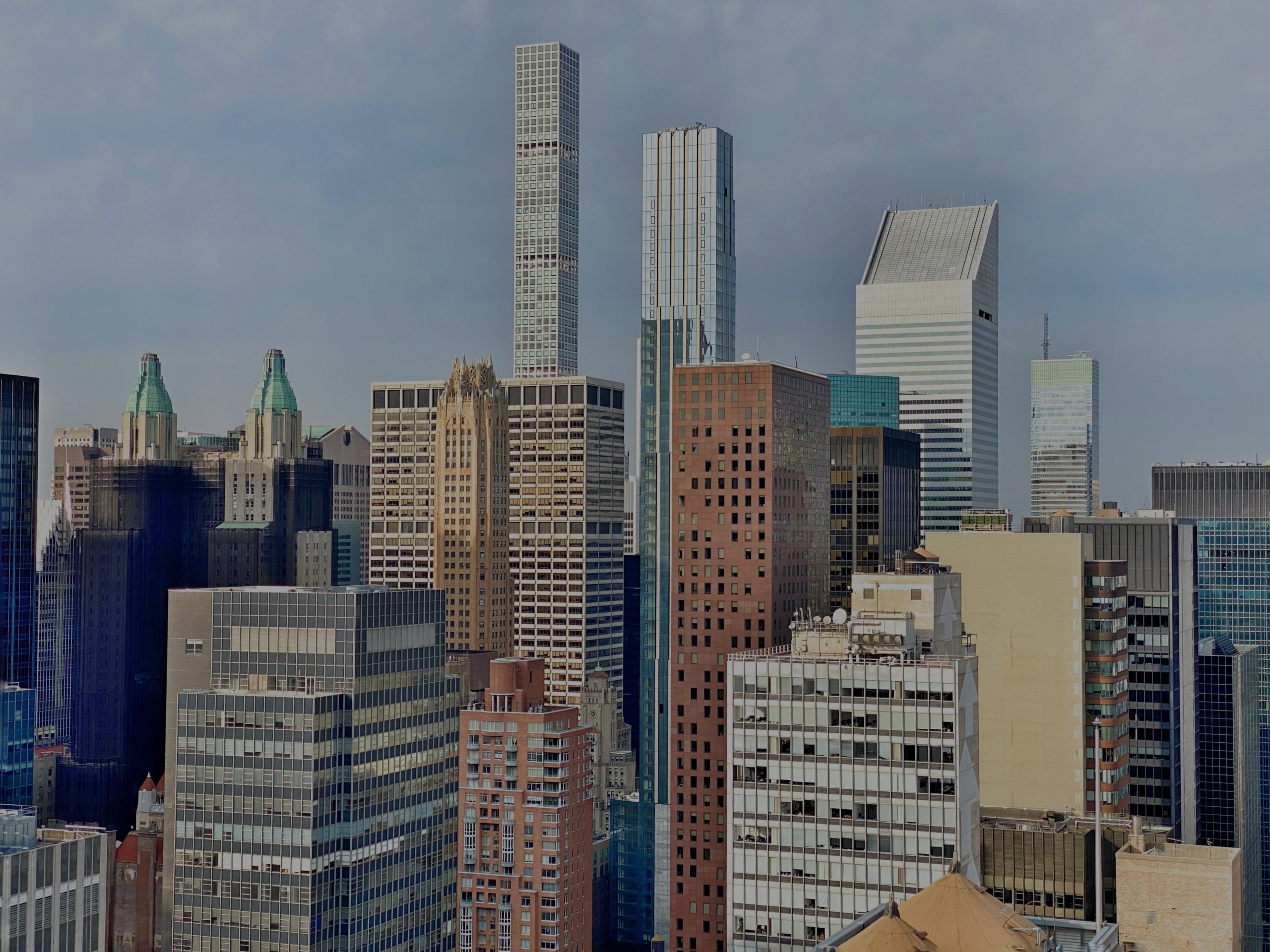 Architectural photography NYC — collage of Manhattan towers